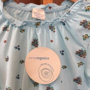 Sense Organics - Organic Cotton Floral Long Sleeve Tee kids size 6